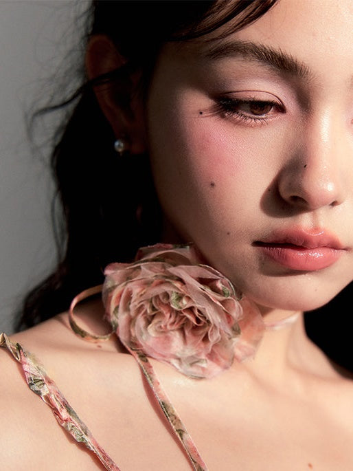 Mesh verstellbarer Rosenblumenschluck