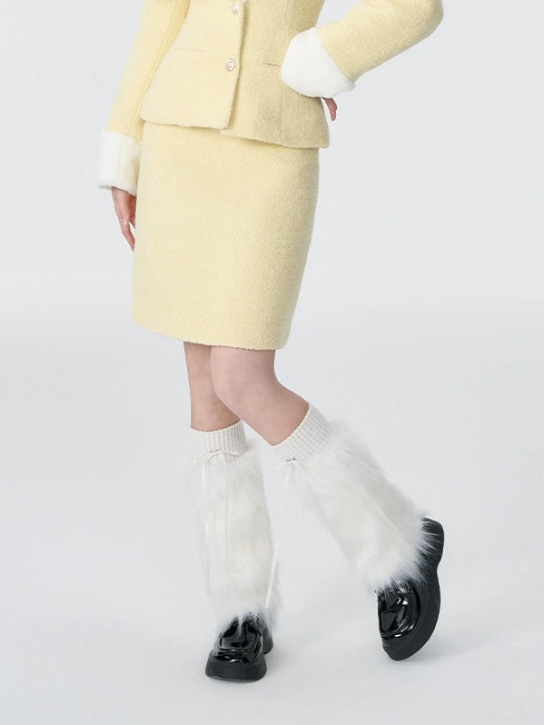 Plushe Waist Shape Jacket & Skirt