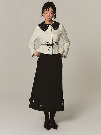 Blumenstich A-Line Long Rock