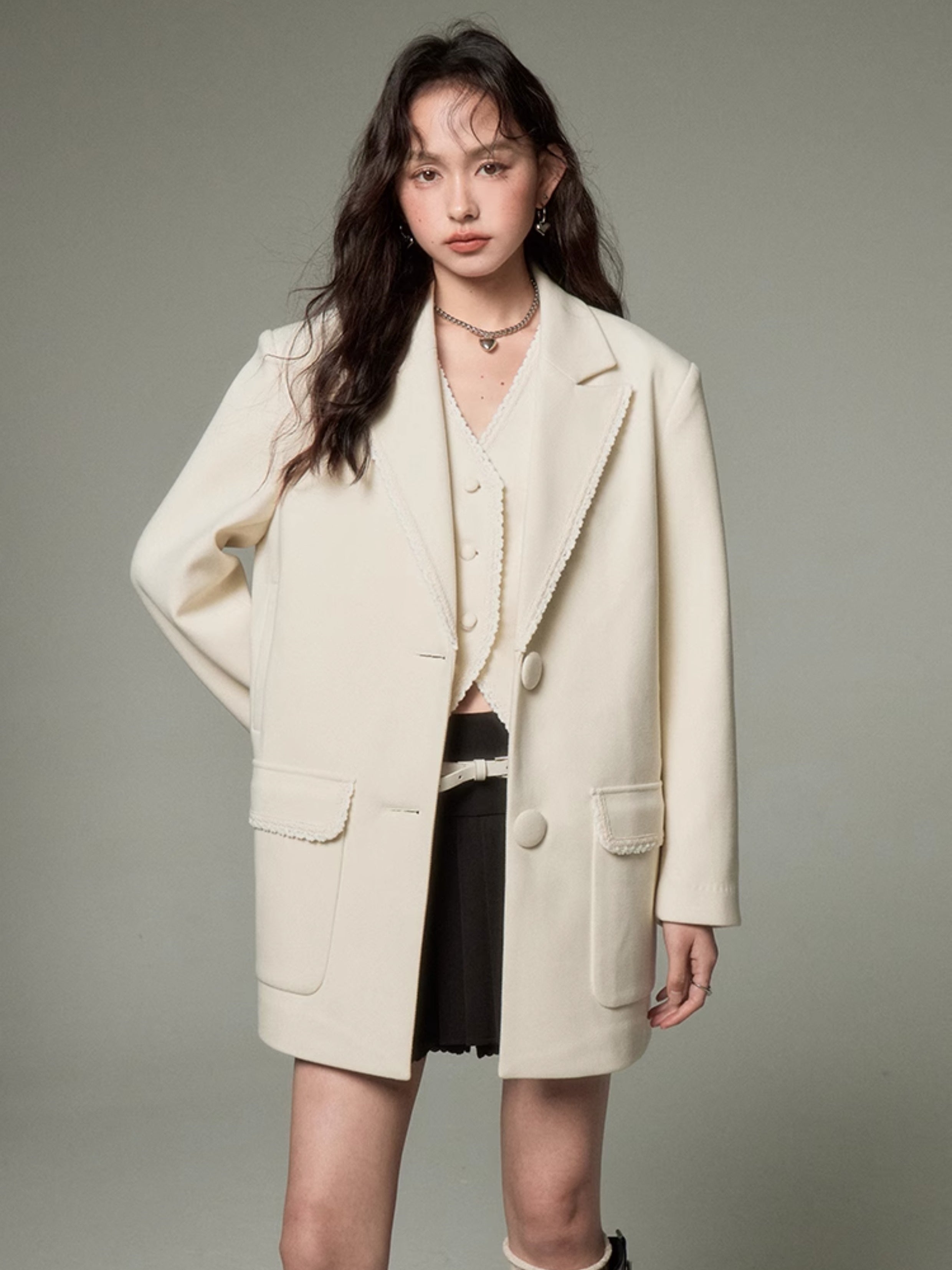 Classical Design Jacket & Vest Set-up