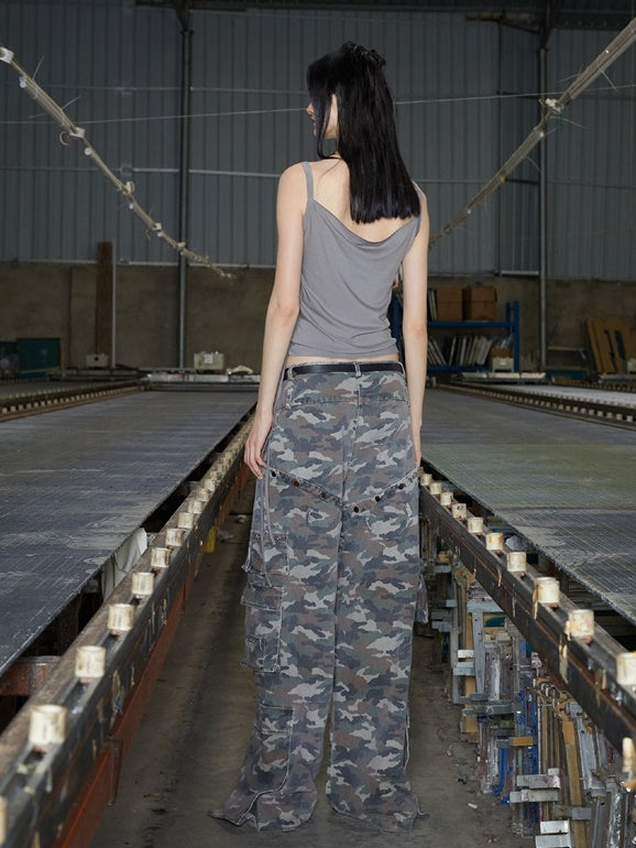 Print Cropped Camisole