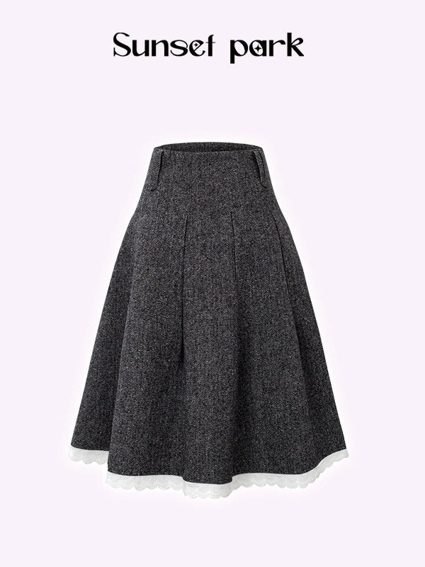 Ruban à broderie Veste courte et jupe plissée de la longueur