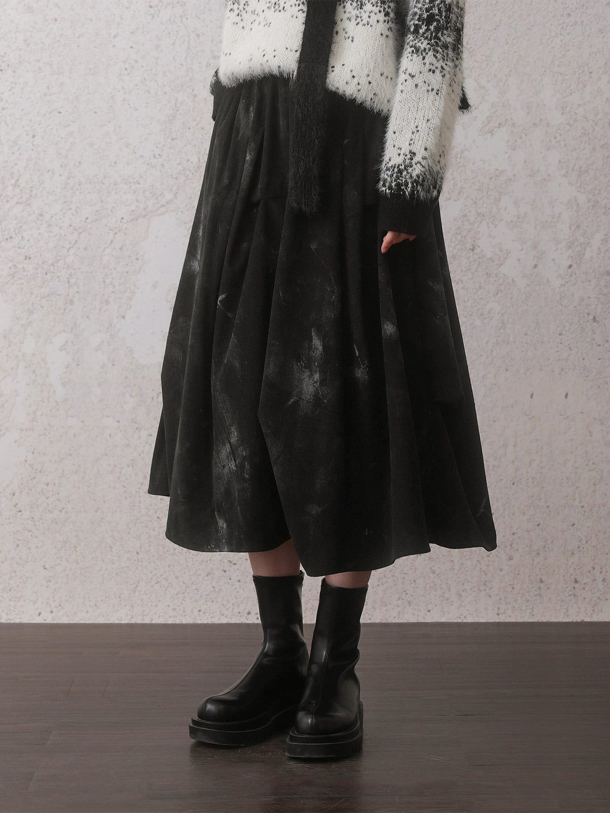 Tie-dye Gather Skirt