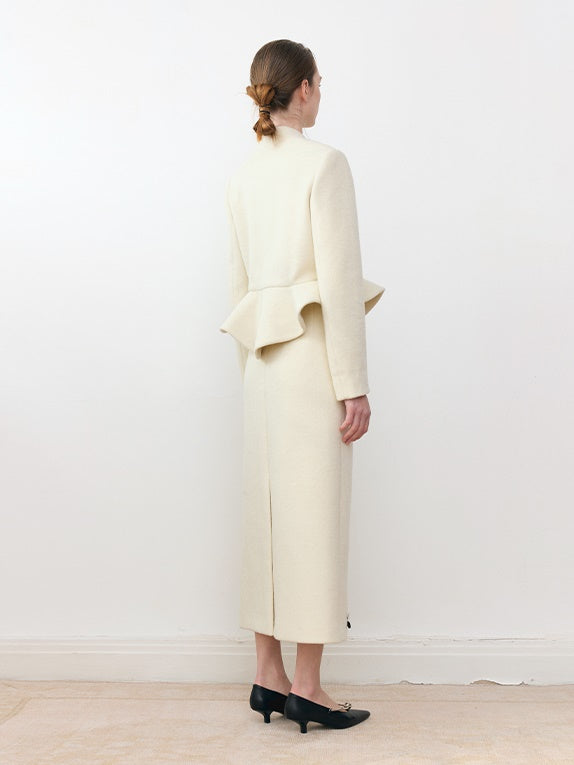 Dreidimensionale Blumenperlen gerade Rock