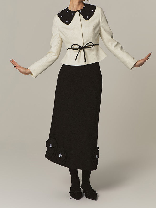 Blumenstich A-Line Long Rock