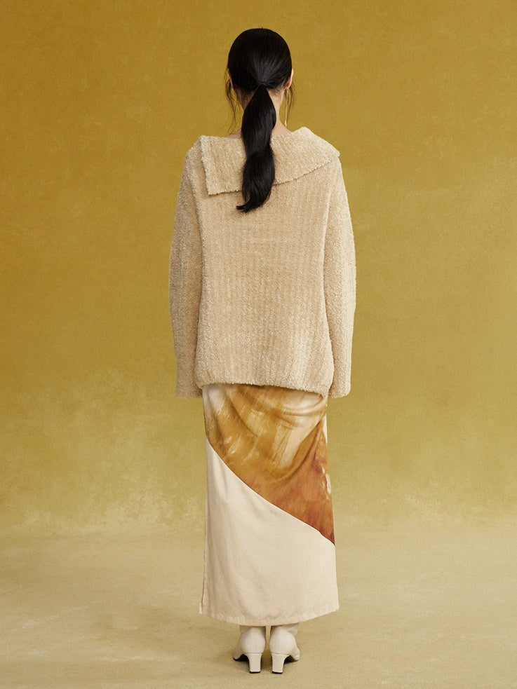 Relaxed Silhouette Loose Sweater