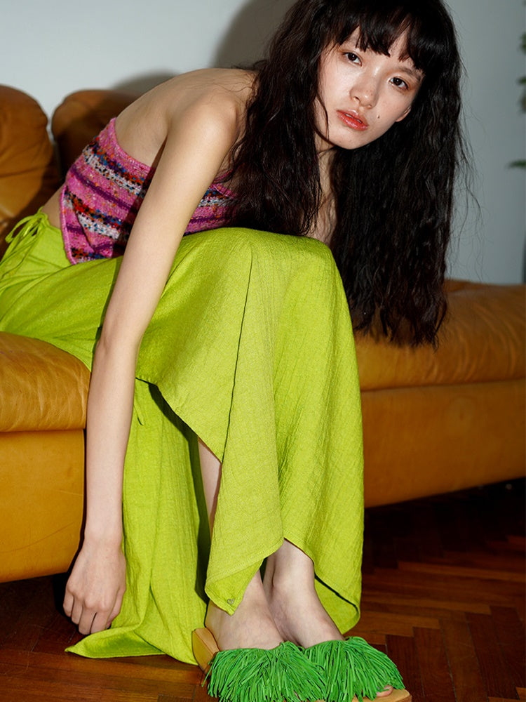 Schnürschlitz -Longrock