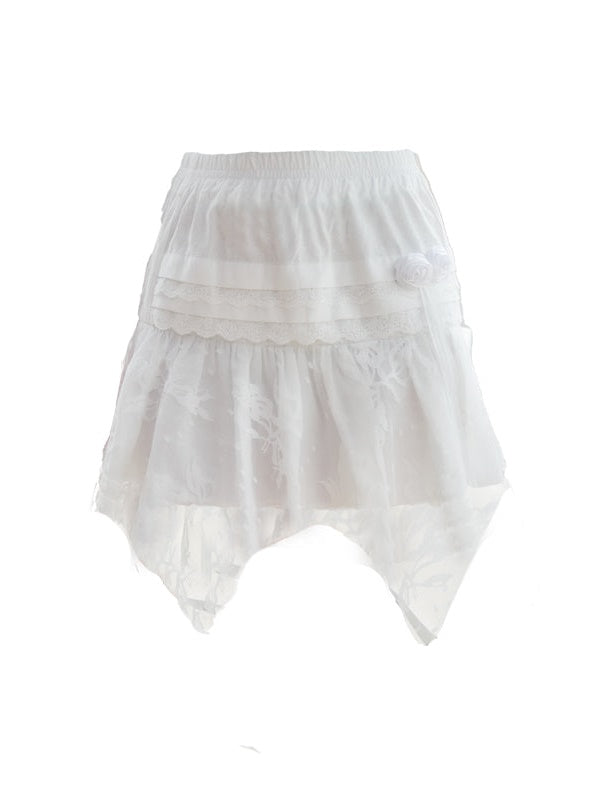 Lace Stitch Short Skirt & Long Skirt