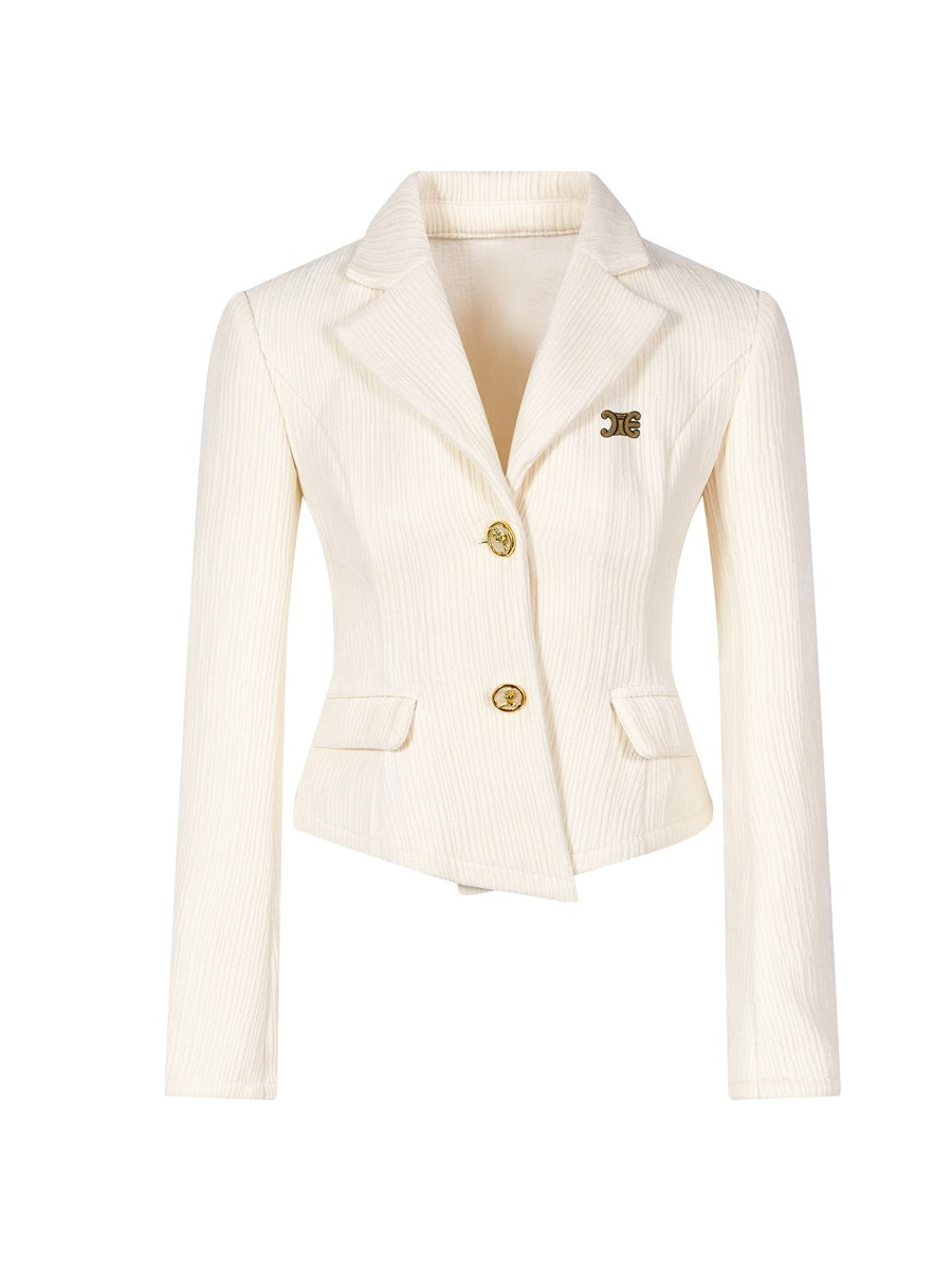 Anzug edel ordentlicher enger Jacke und Rock