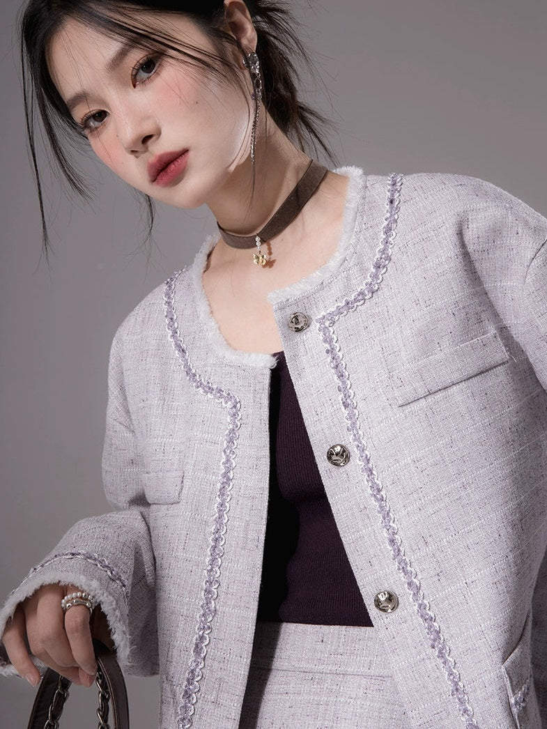 Lose Tweed Jacke & Rock Setup