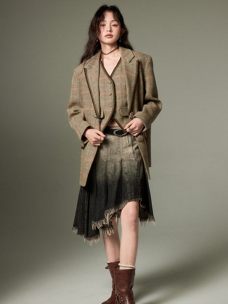 Classical Design Jacket & Vest Set-up