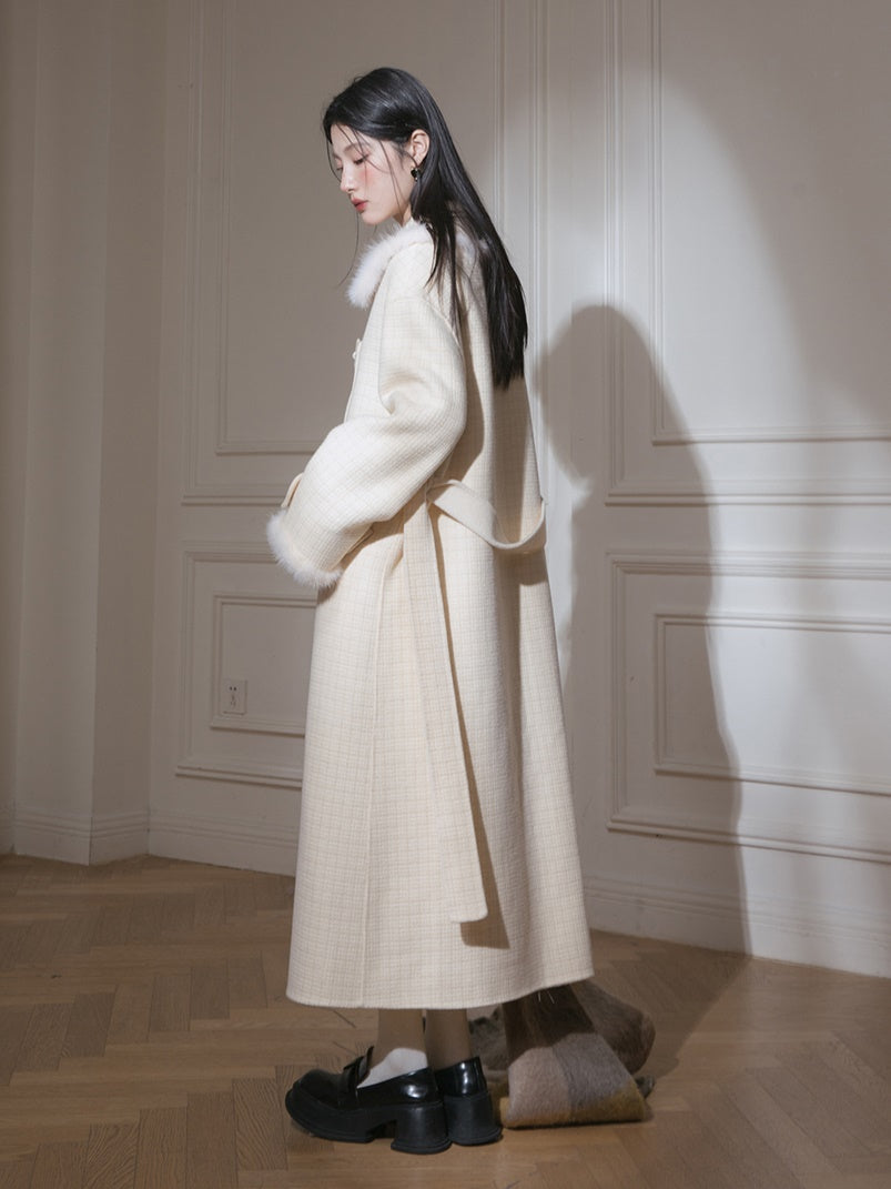 Fur Edge Doll Collar Coat