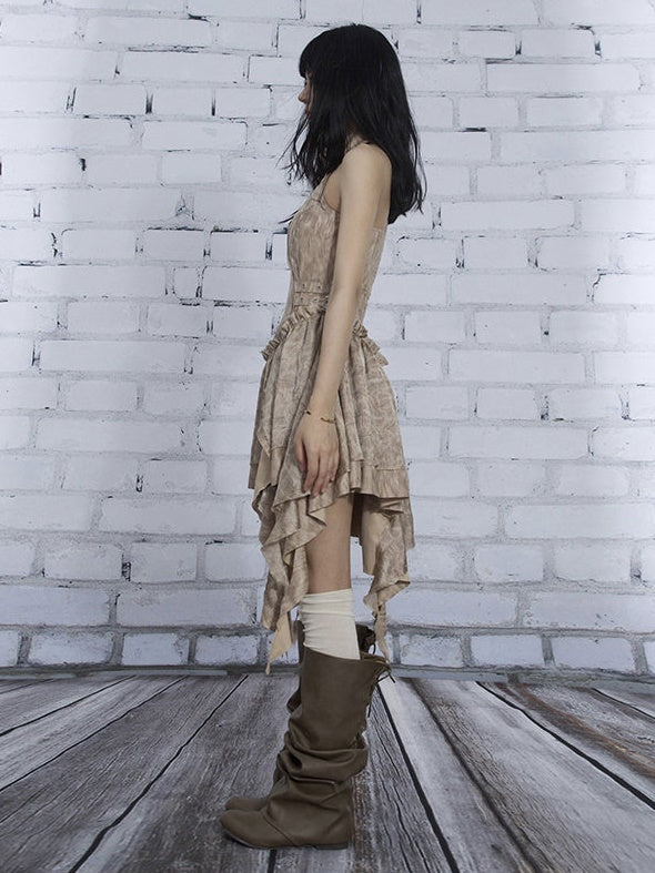 Halter Neck IRREGULAR Dress