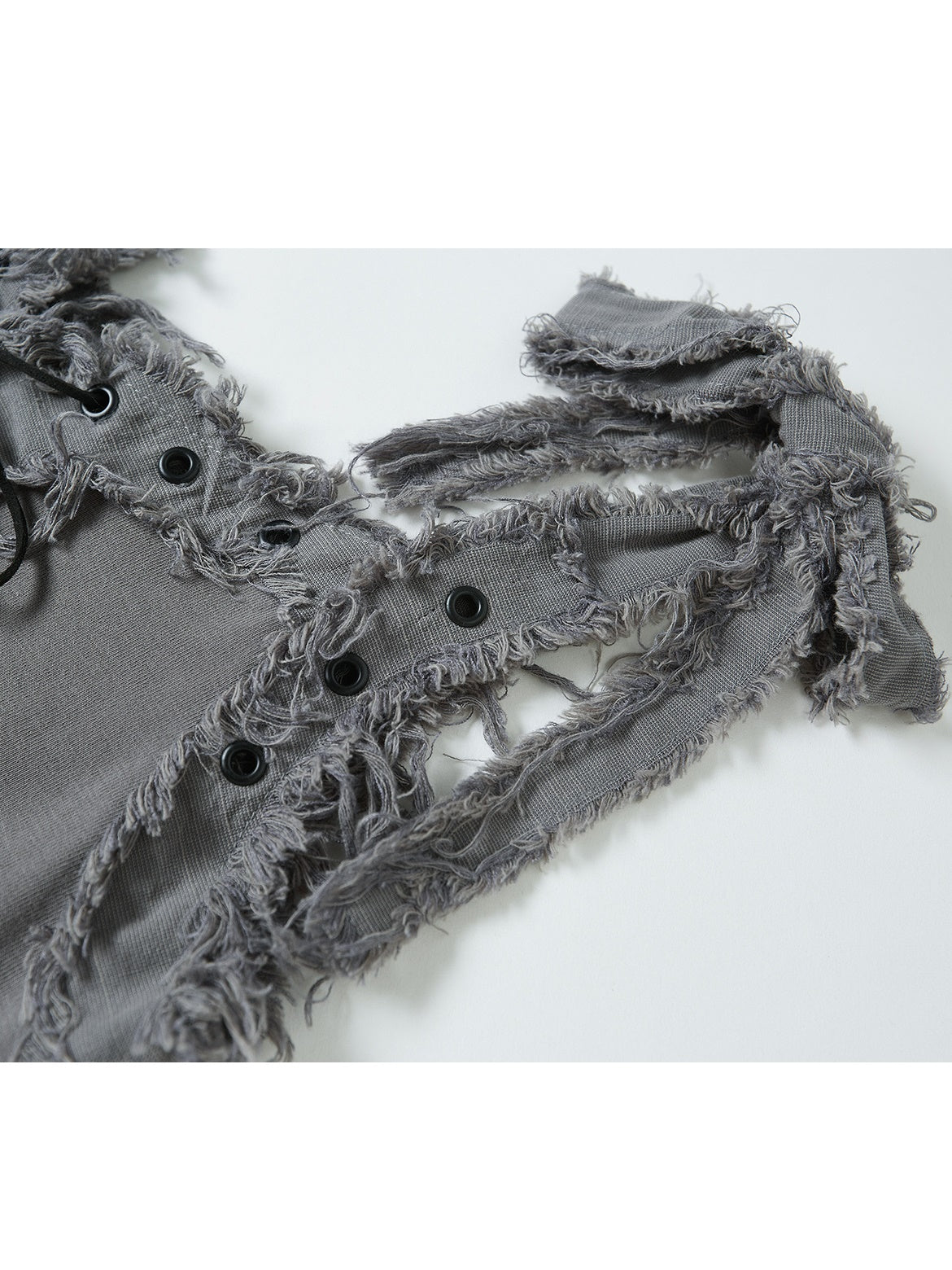 Printed Raw Edge Asymmetric Camisole