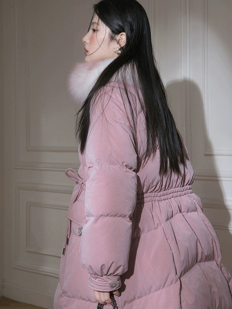 Furlar Long Down Jacket