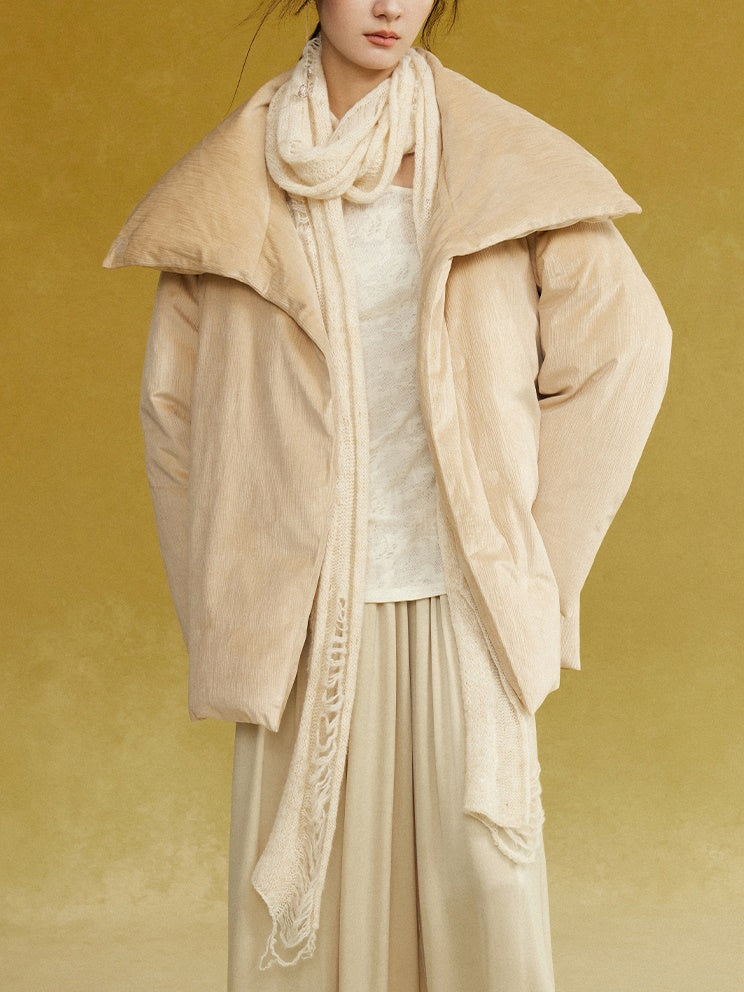 Loose High-Neck Down Jacket