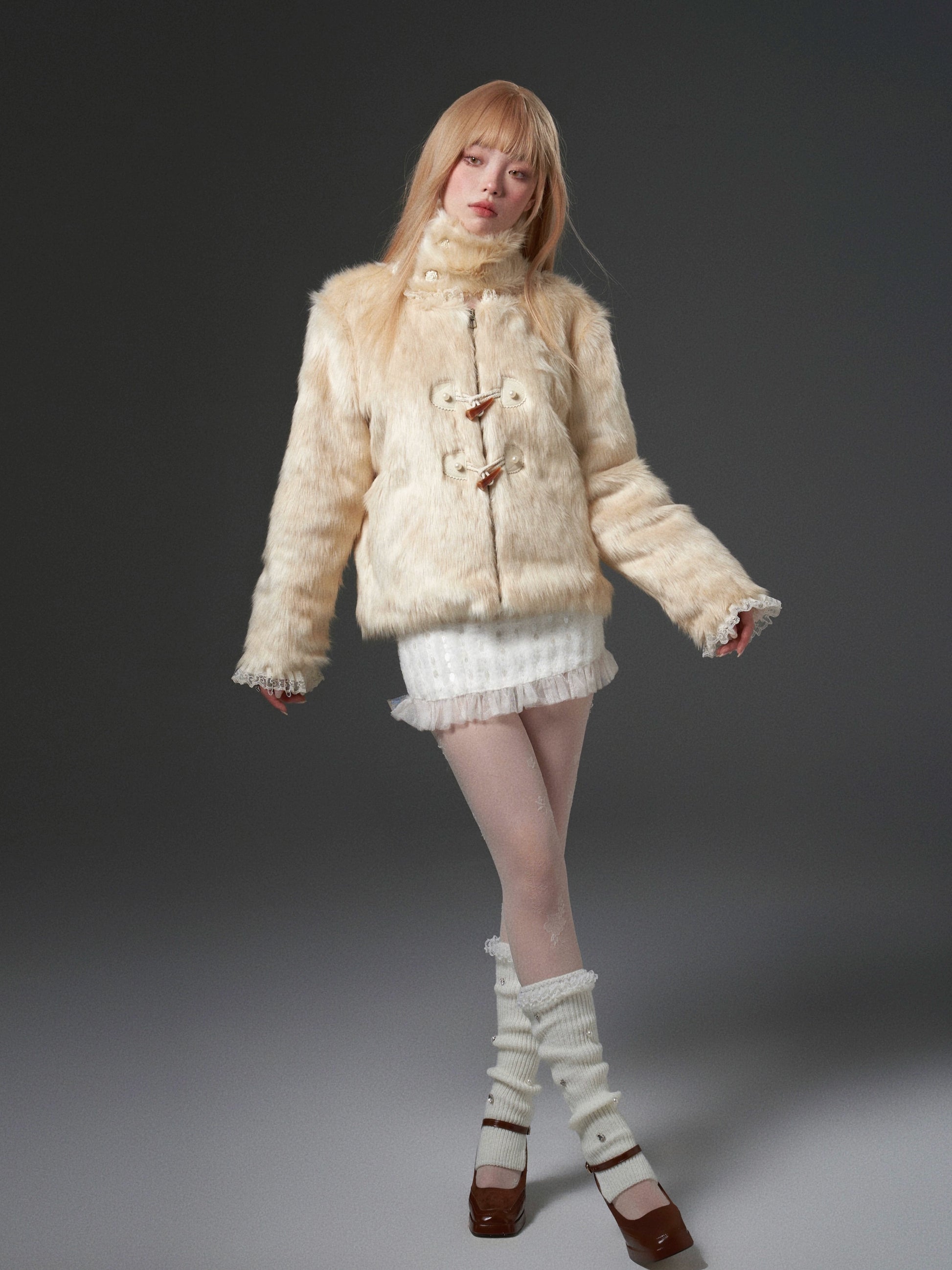 Chaussettes de point de nappe en dentelle