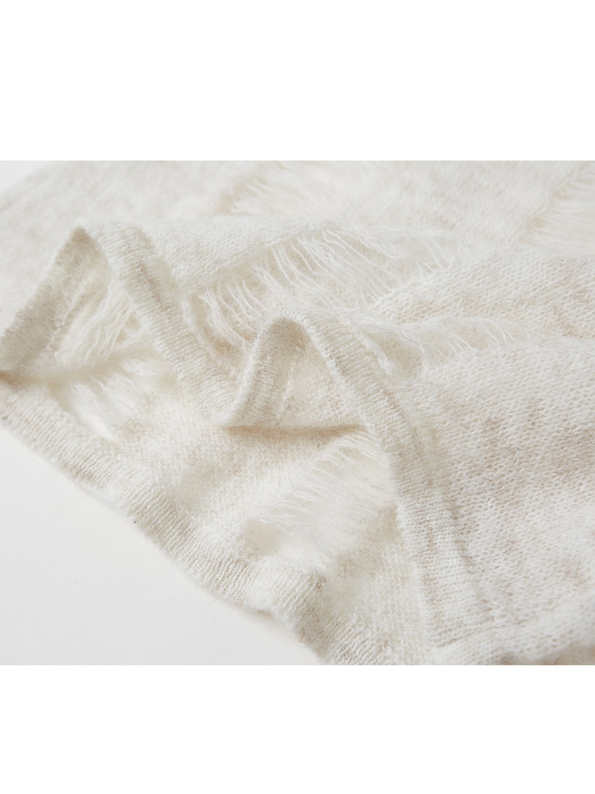 Hohle Strickweste & Armabdeckung