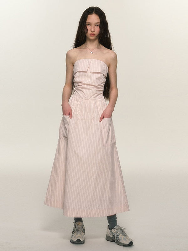 Striped Bleering Top Einteil