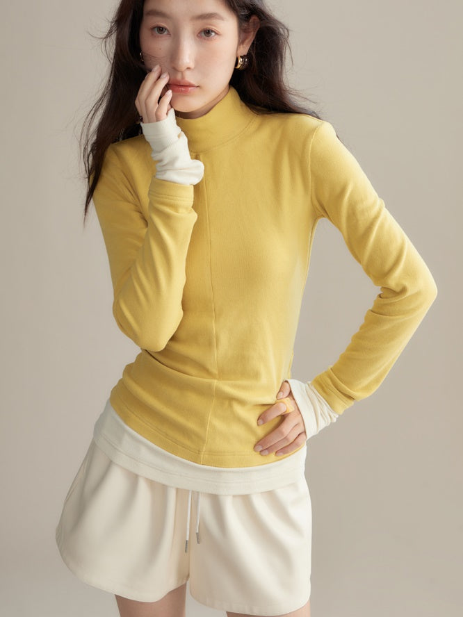 탄성 허리 느슨한 PU 가죽 짧은 바지