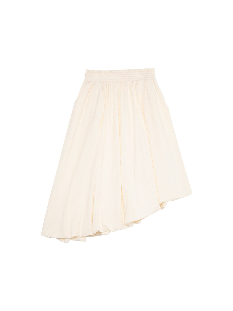 Tulip Embroidery Curved Hem Vest & Bud Skirt