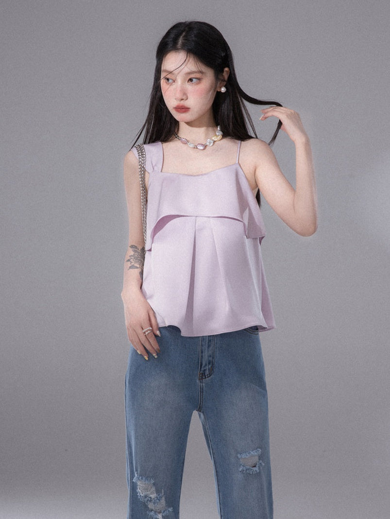 레이어가 깔린 슬링 상단