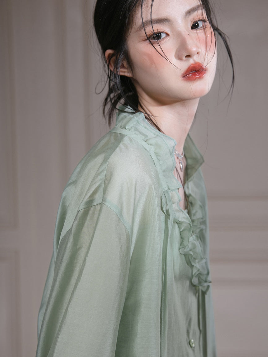 Transparent Sun Protection Shirt Set-up