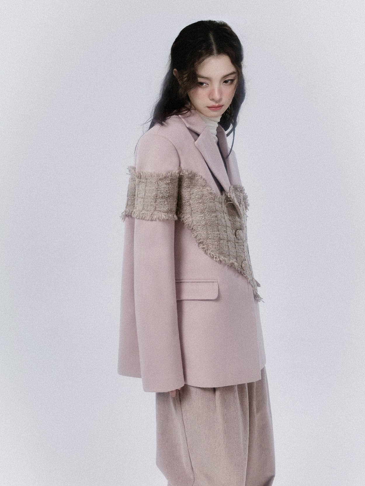 Spliced Design Retro Jacket