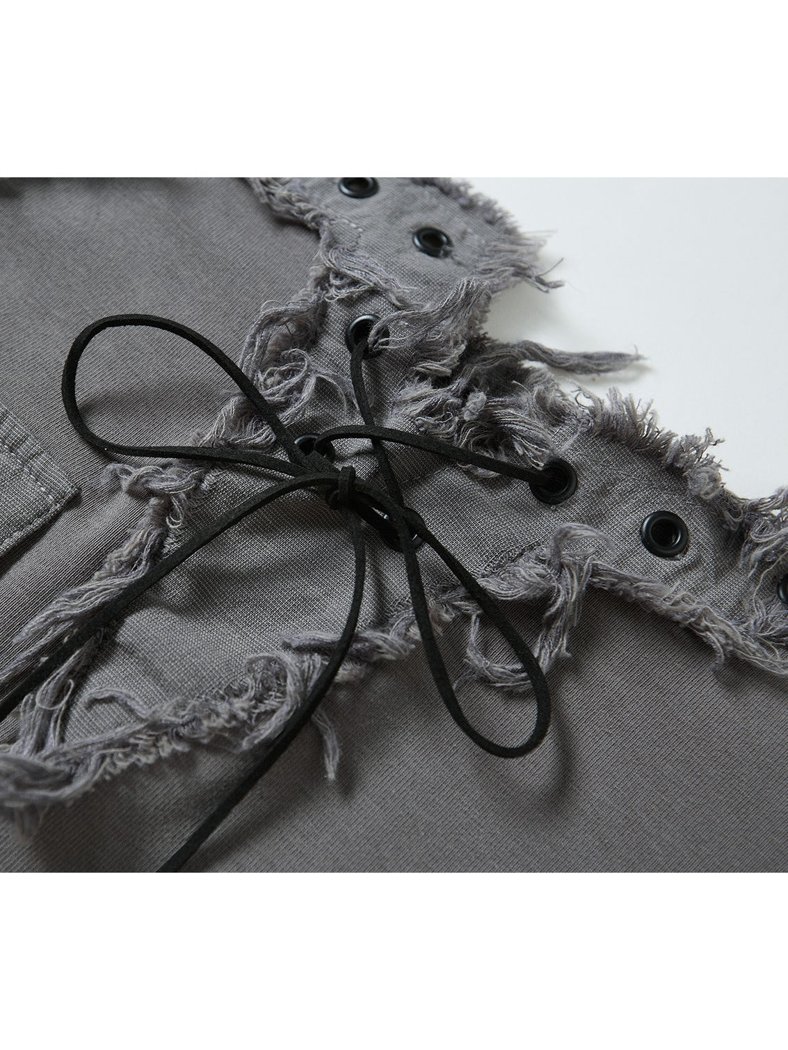 Printed Raw Edge Asymmetric Camisole