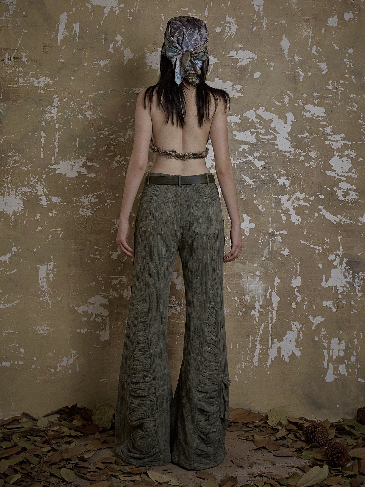 Retro Knitted Plush Bra