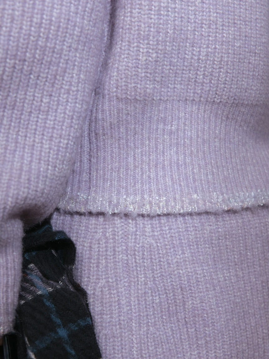 Sailor Collar Knitted Jacket & Skirt