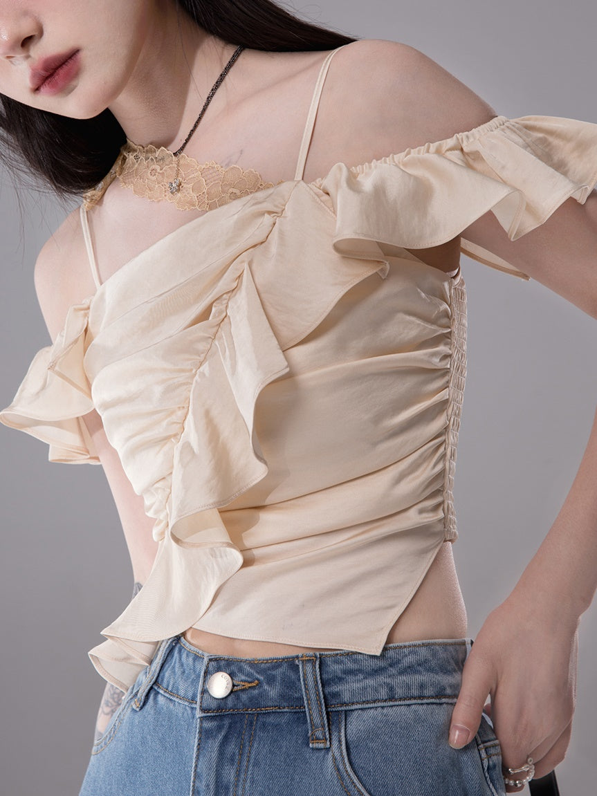 Ruffle 2way Top & Spitzenstichrock Setup