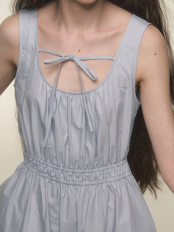 2 웨이 멜빵 레이스 긴 일체형