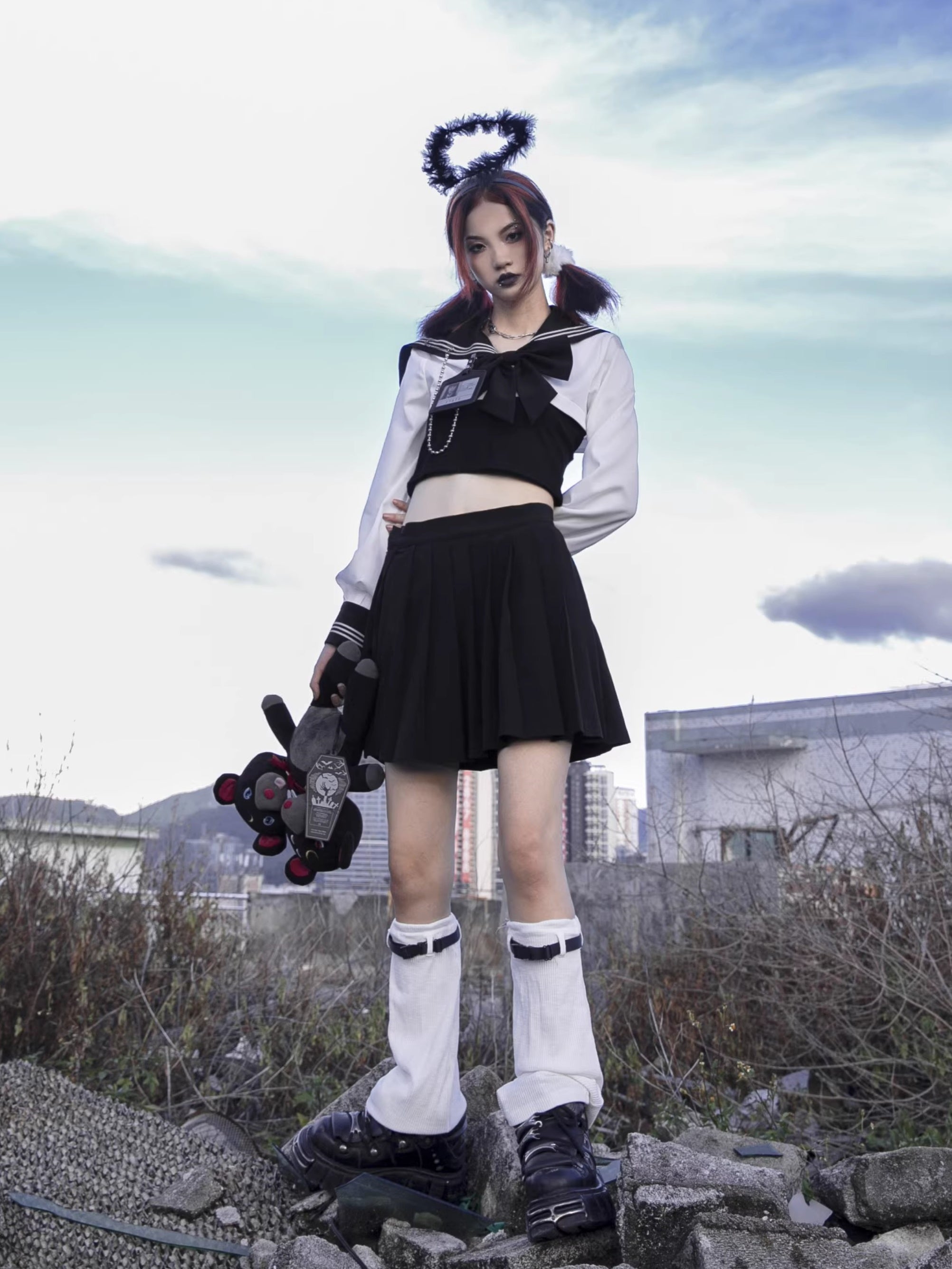 Ultra-Short JK 선원 칼라 셔츠