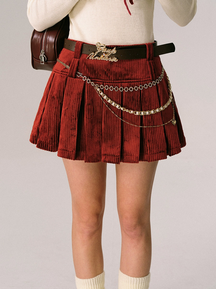 Samt Swing Top Blouson & Mini Faltenrock & langer Meerjungfrau -Rock