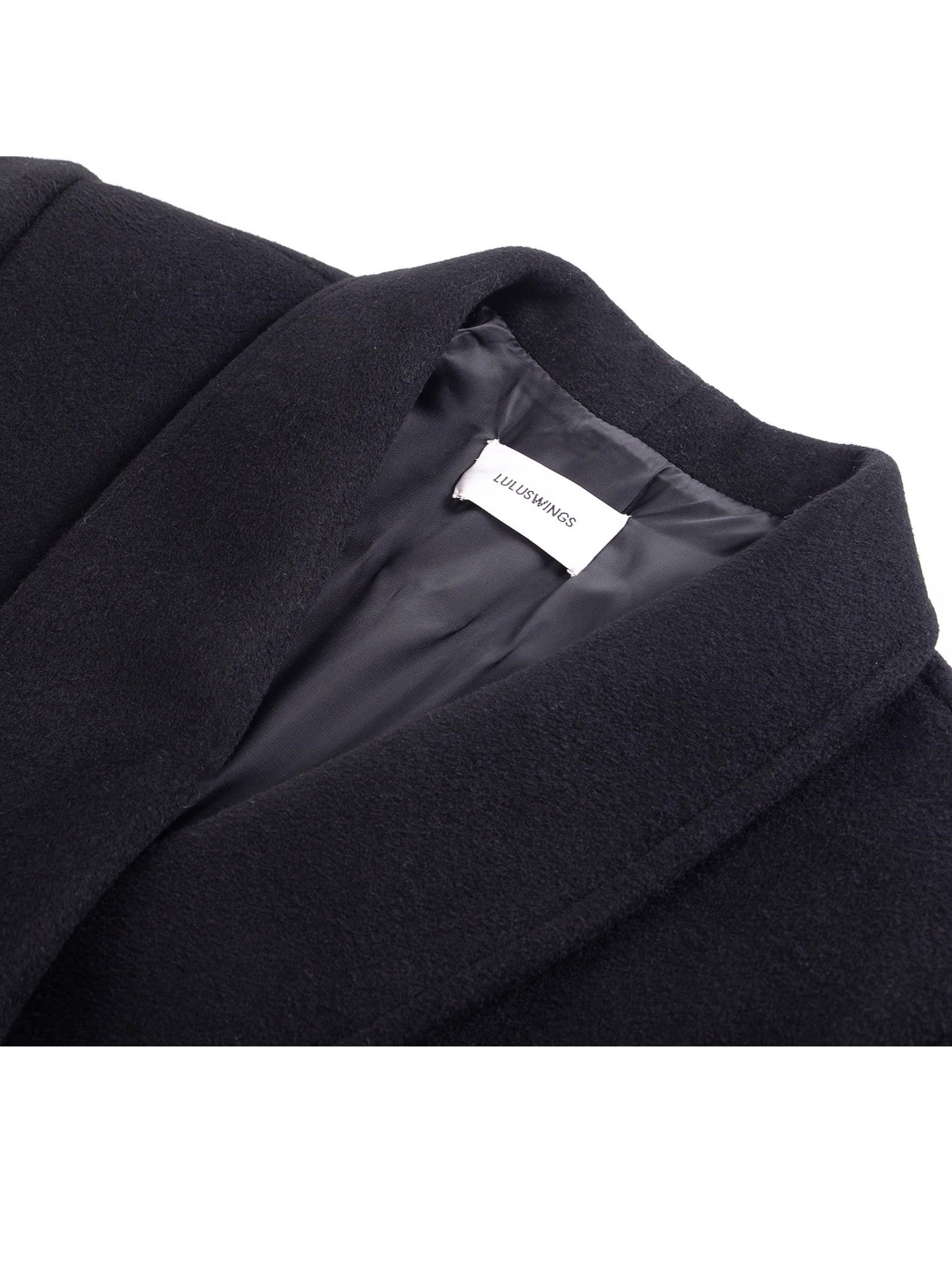 Shawl Collar Loose Short Coat