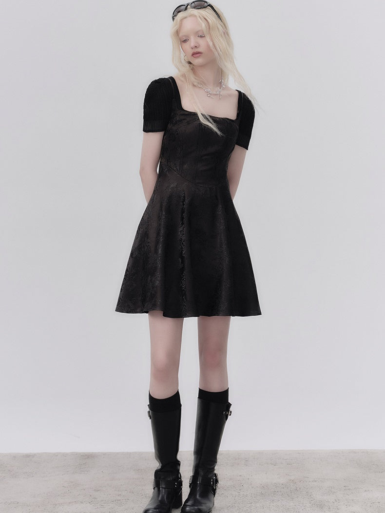 Jacquard Sling Robe & Ribbon Sangle Gile