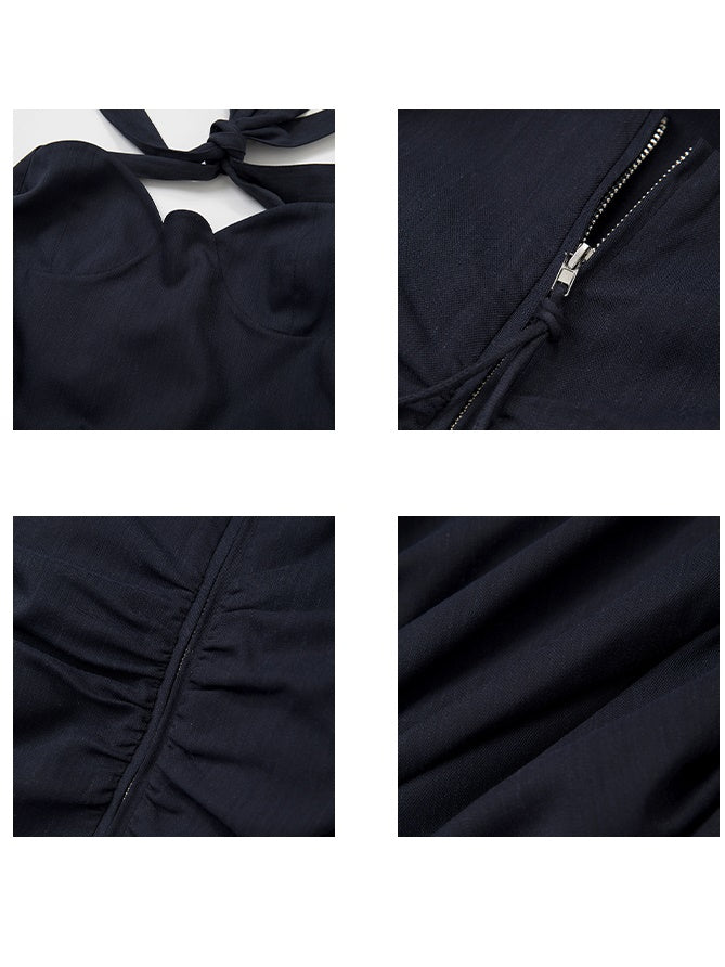 Hanging Neck Ribbon Design Camisole