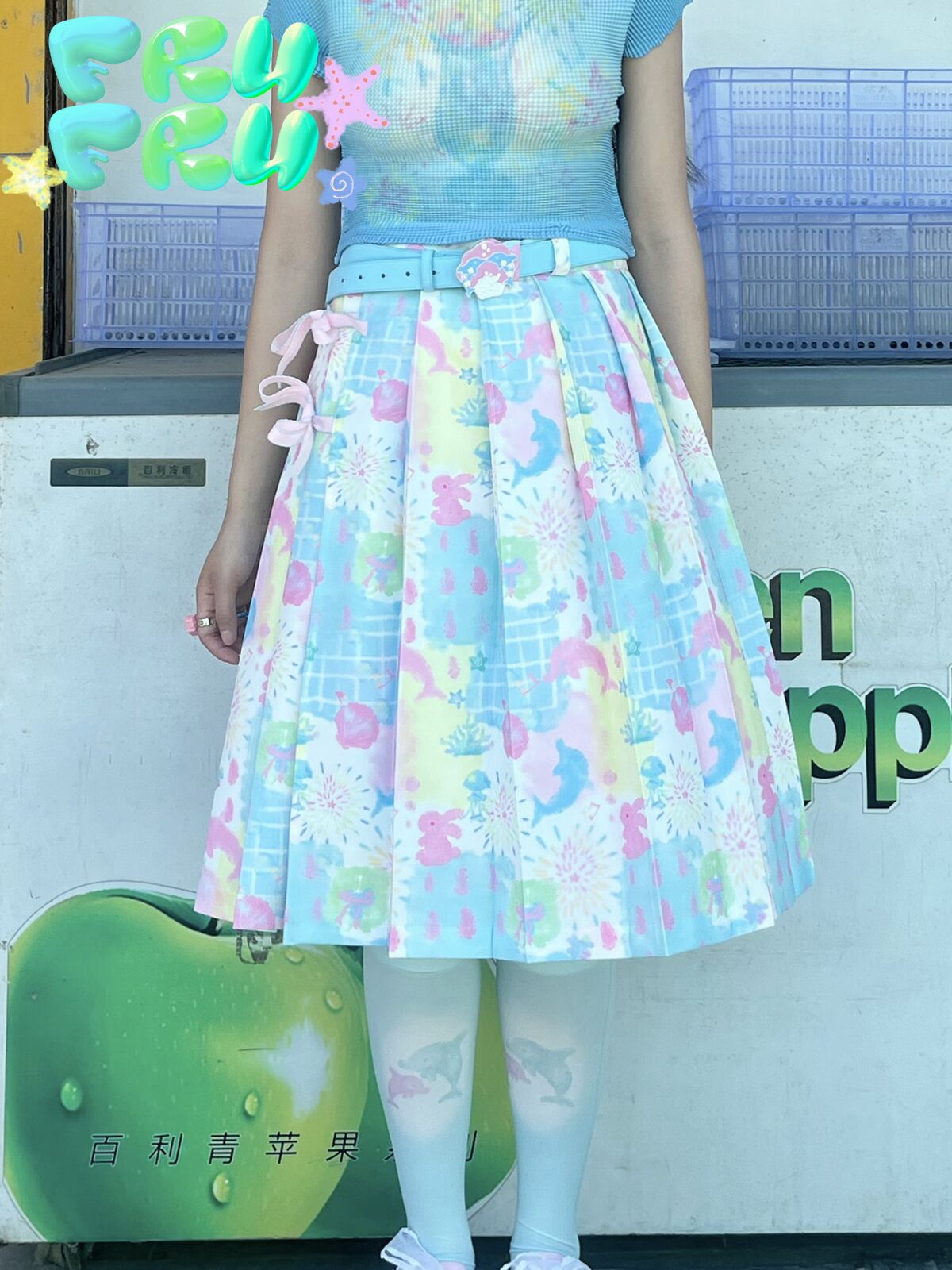 Shell Delphin niedlicher Cartoon Dekorationsgürtel