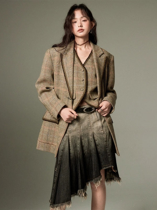 Classical Design Jacket & Vest Set-up