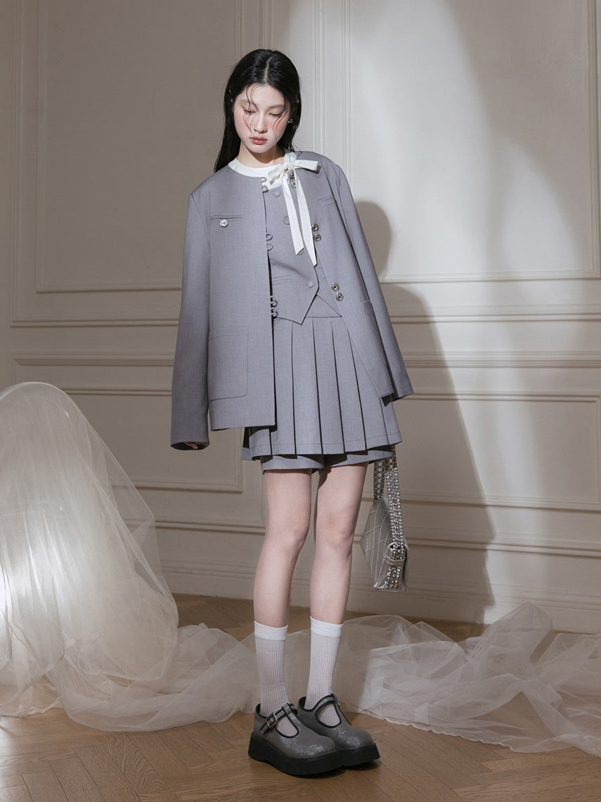 Jacke und Weste des chinesischen Stils im chinesischen Stil