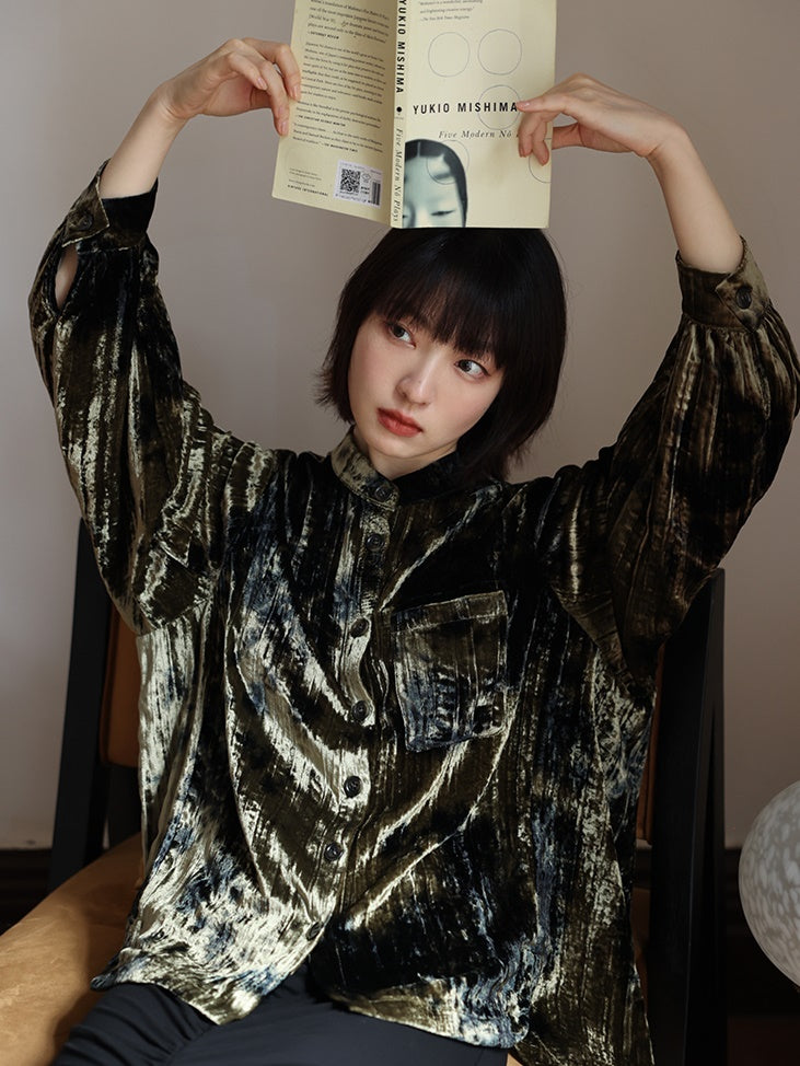 Collier de bande Tie-Dye en velours