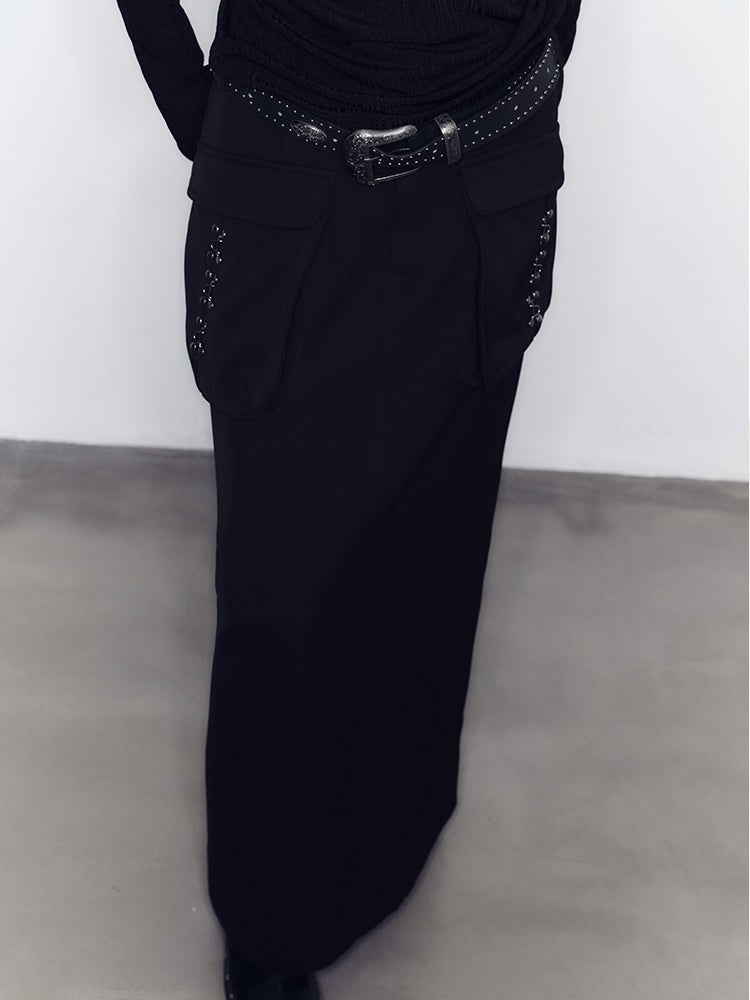 Dreidimensionaler Taschenhoch-Taillenrock