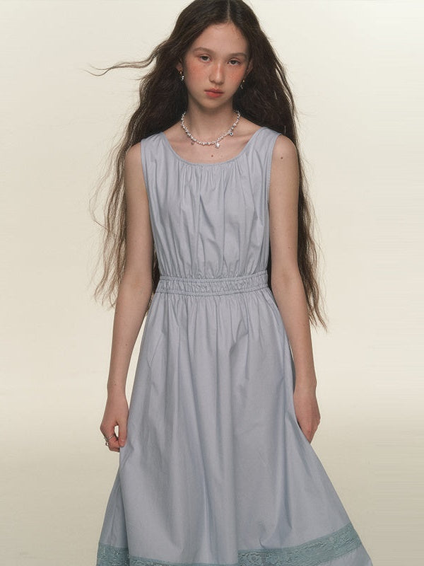 2 웨이 멜빵 레이스 긴 일체형