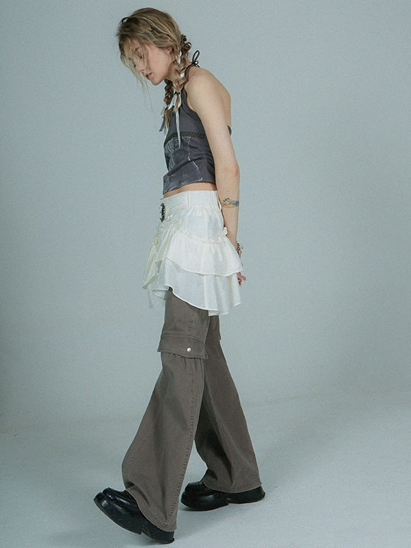 Low-waist Niche Thin Casual Trousers