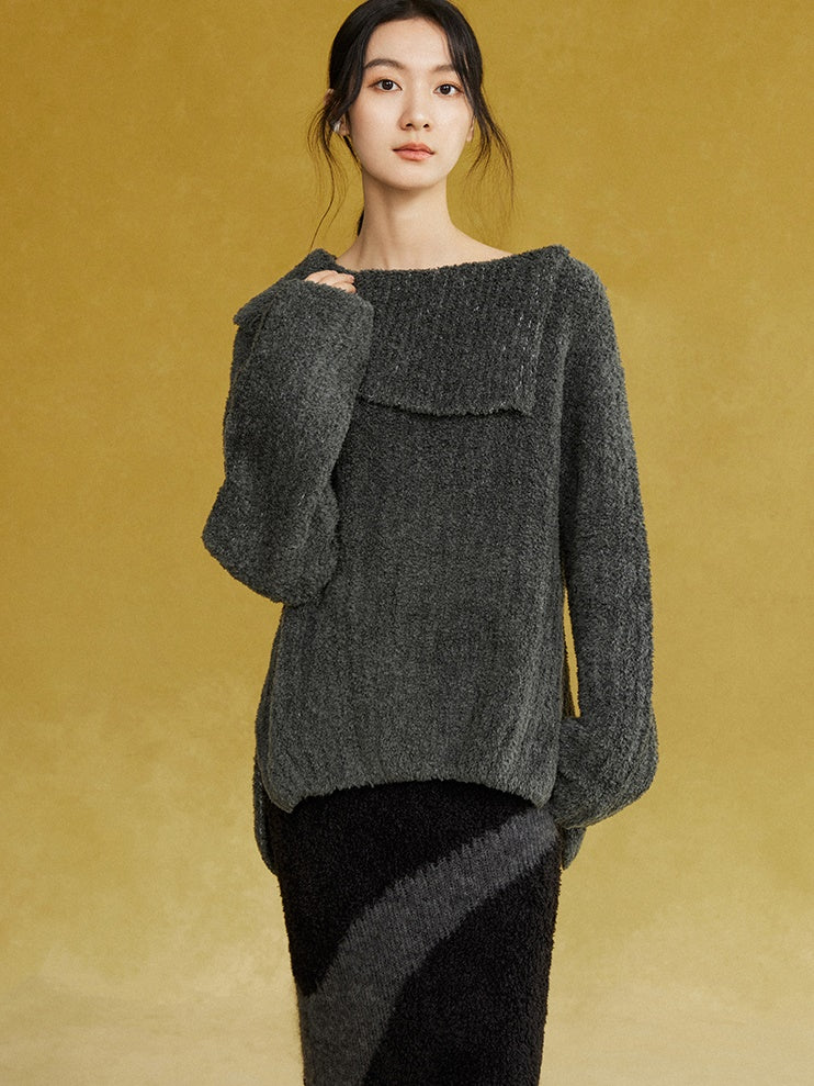 Relaxed Silhouette Loose Sweater