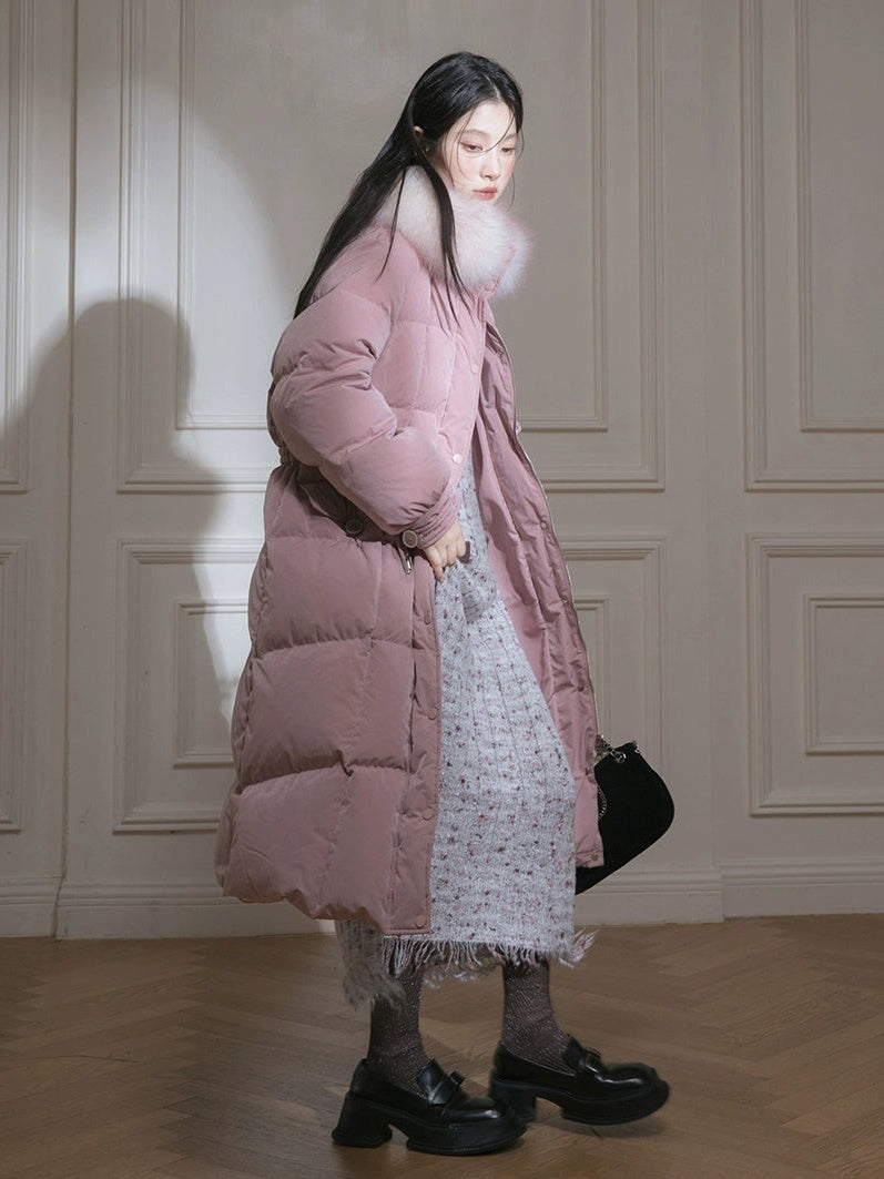 Furlar Long Down Jacket