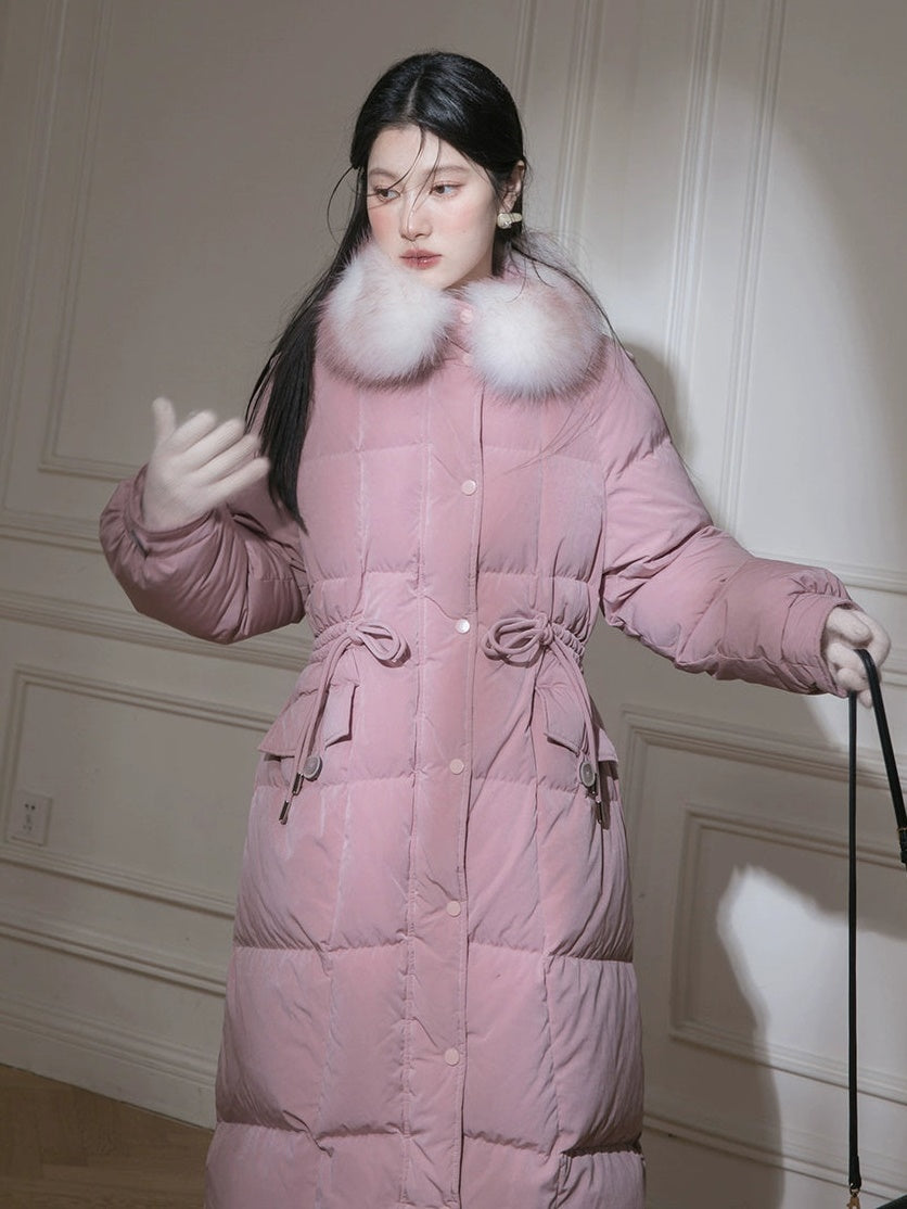 Furlar Long Down Jacket