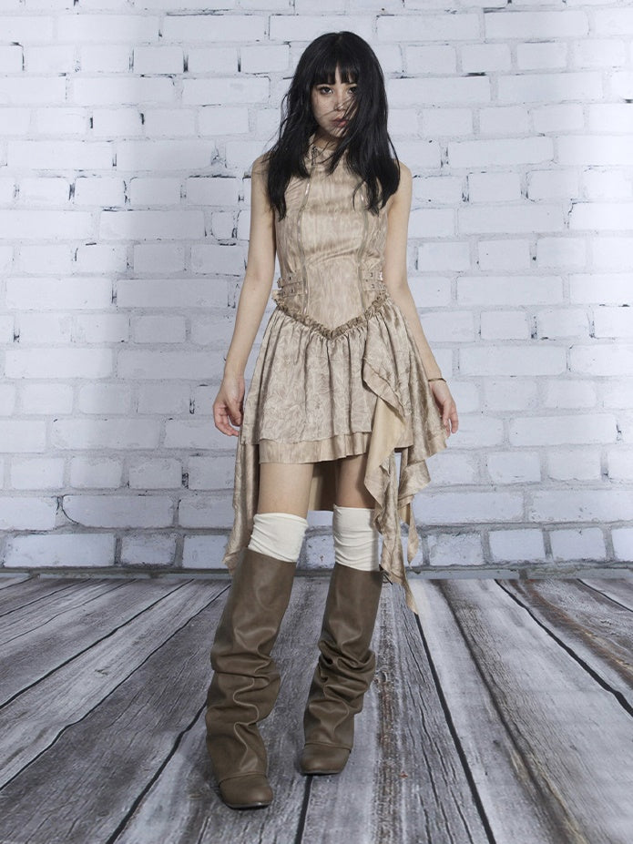 Halter Neck IRREGULAR Dress