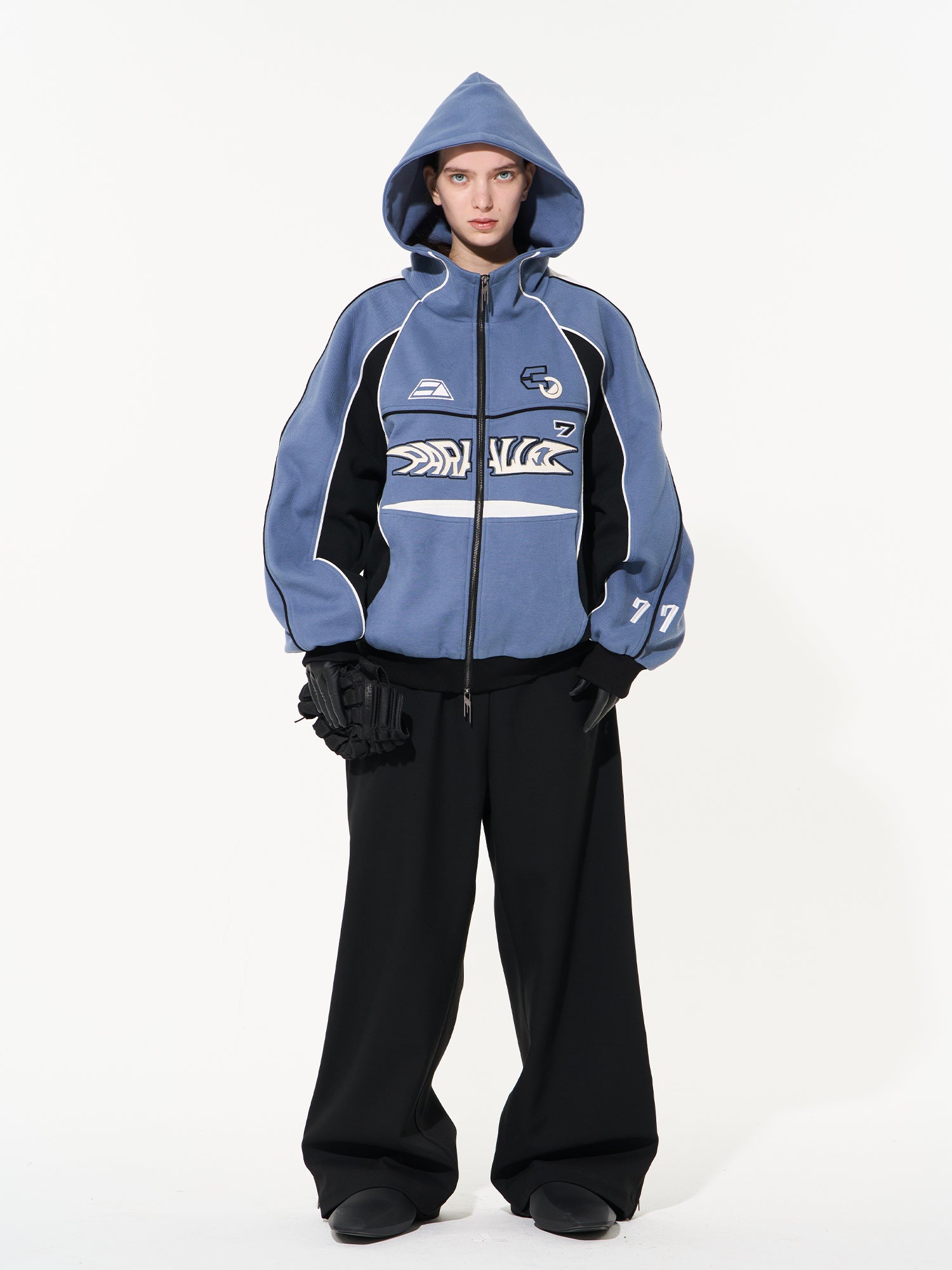 Unisex Casual Back-Print Hoodie Sweat Parka